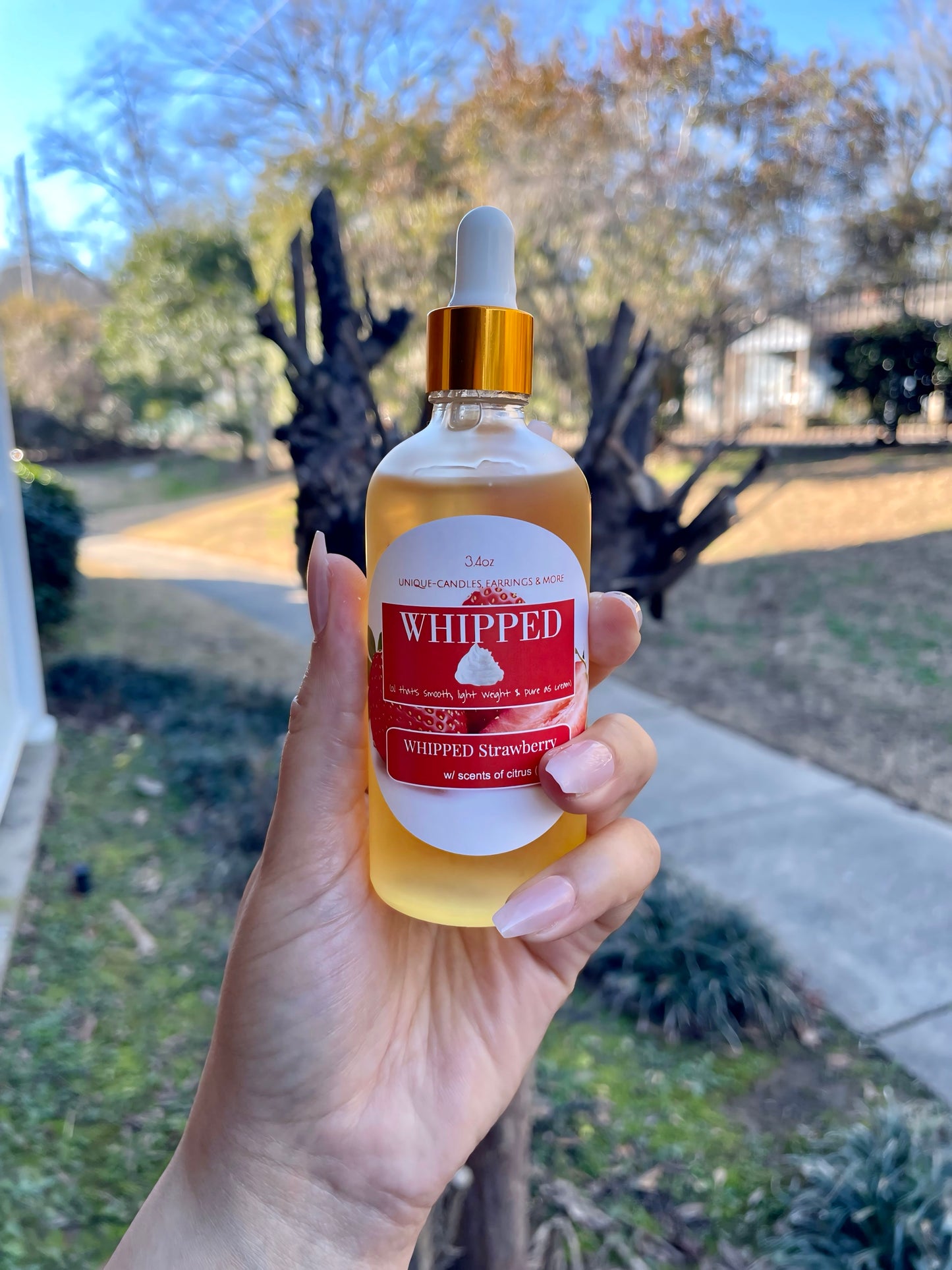 UNIQUE WHIPPED (Body Oil)(Strawberry)