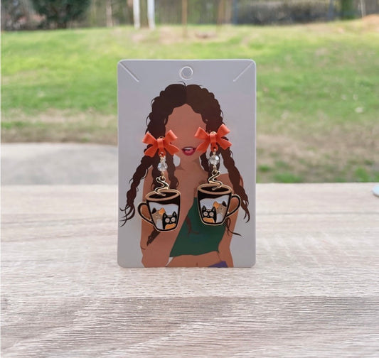 UNIQUE Brown Earrings
