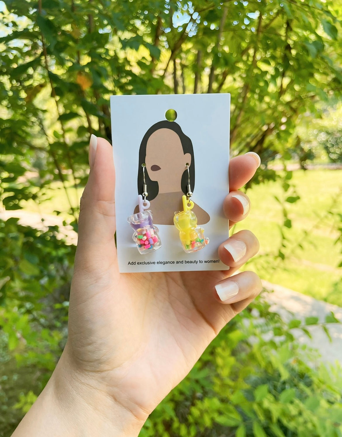 UNIQUE Bear Cup Earrings