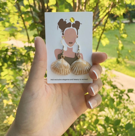 UNIQUE Seashell Earrings