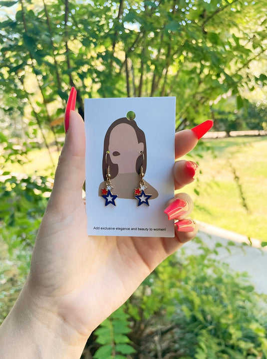 UNIQUE Fourth of July Earrings
