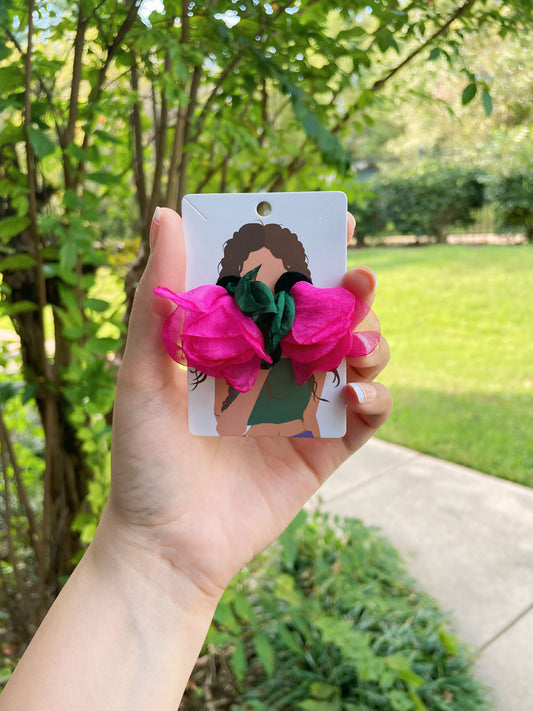 UNIQUE Pink Dolly Earrings