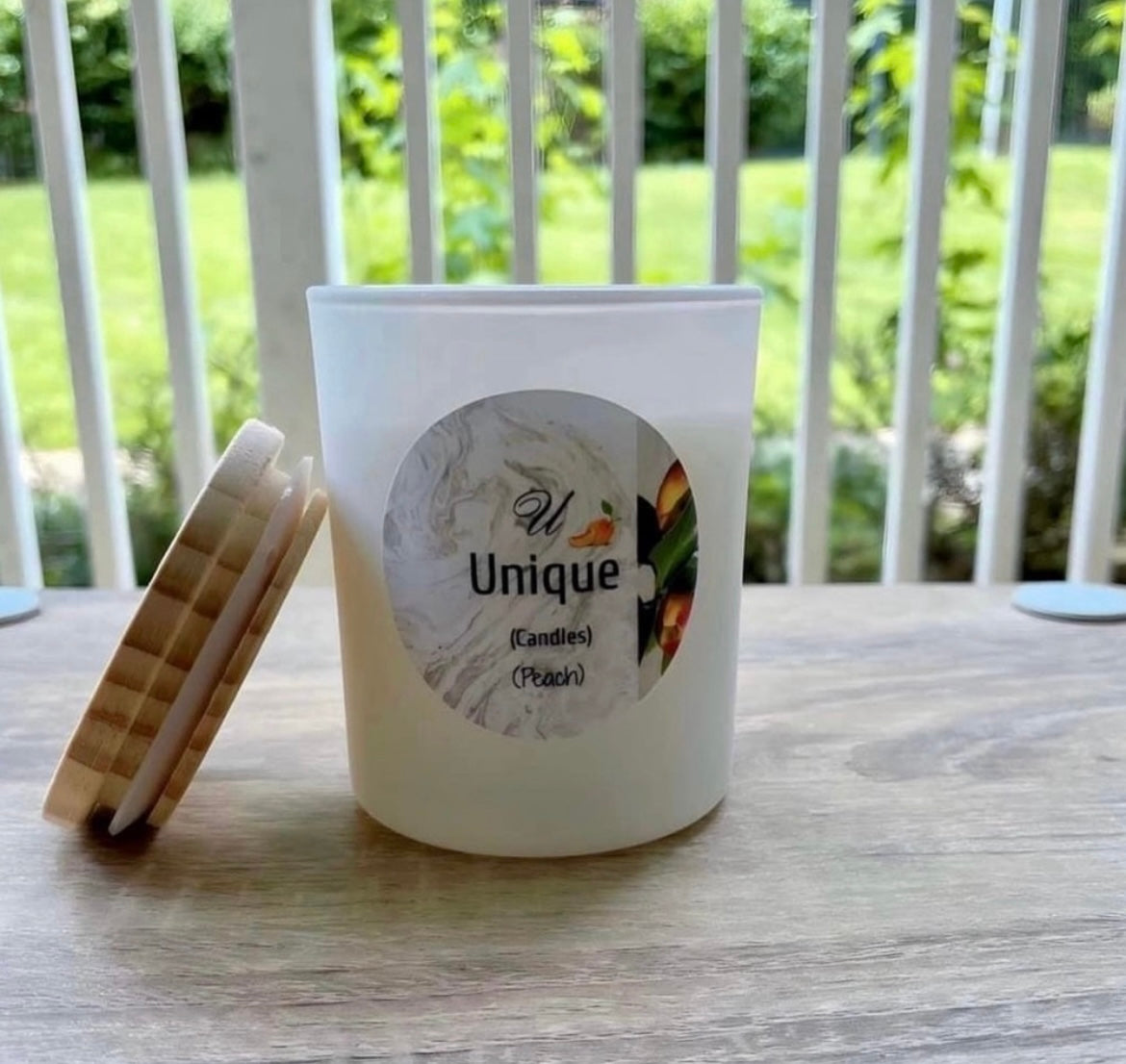 UNIQUE Candle Peach