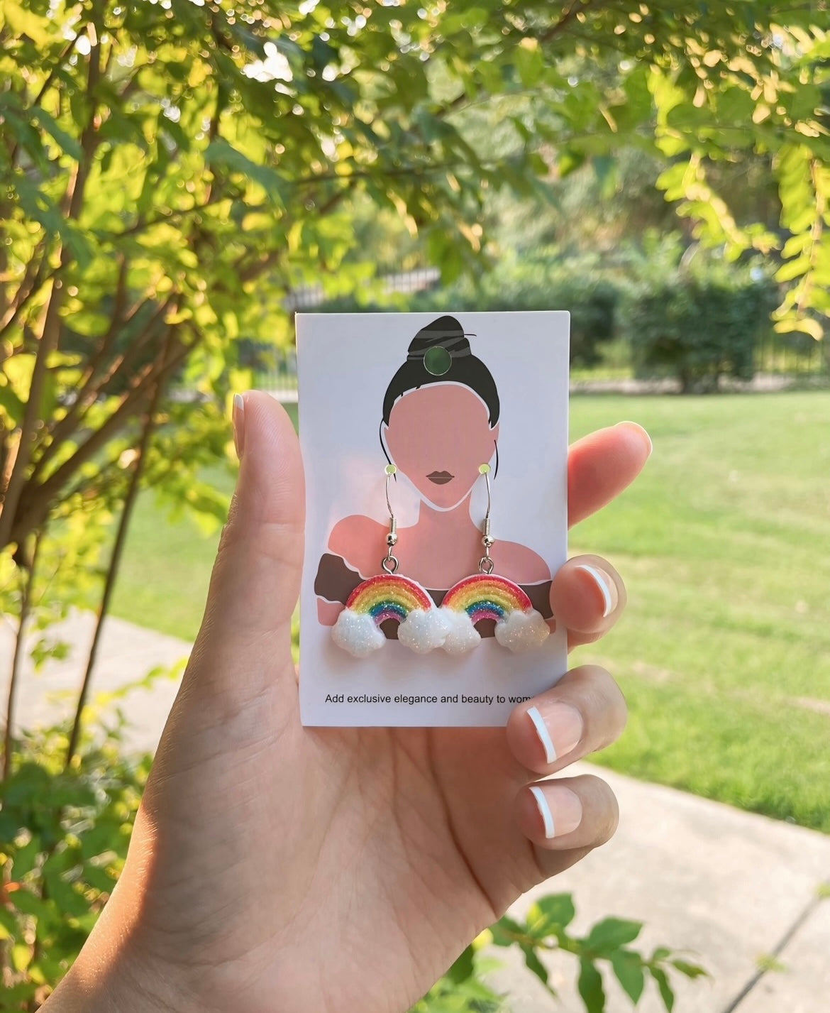 UNIQUE Rainbow Earrings