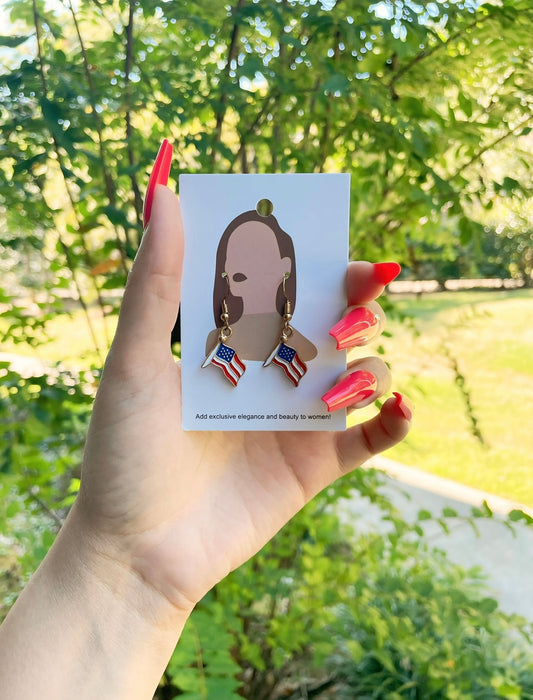 UNIQUE Fourth of July Earrings