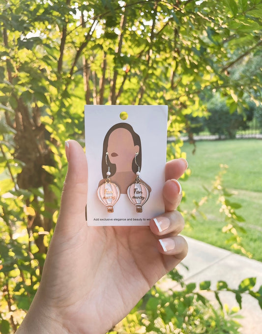 UNIQUE Original Hot Air Balloon Earrings