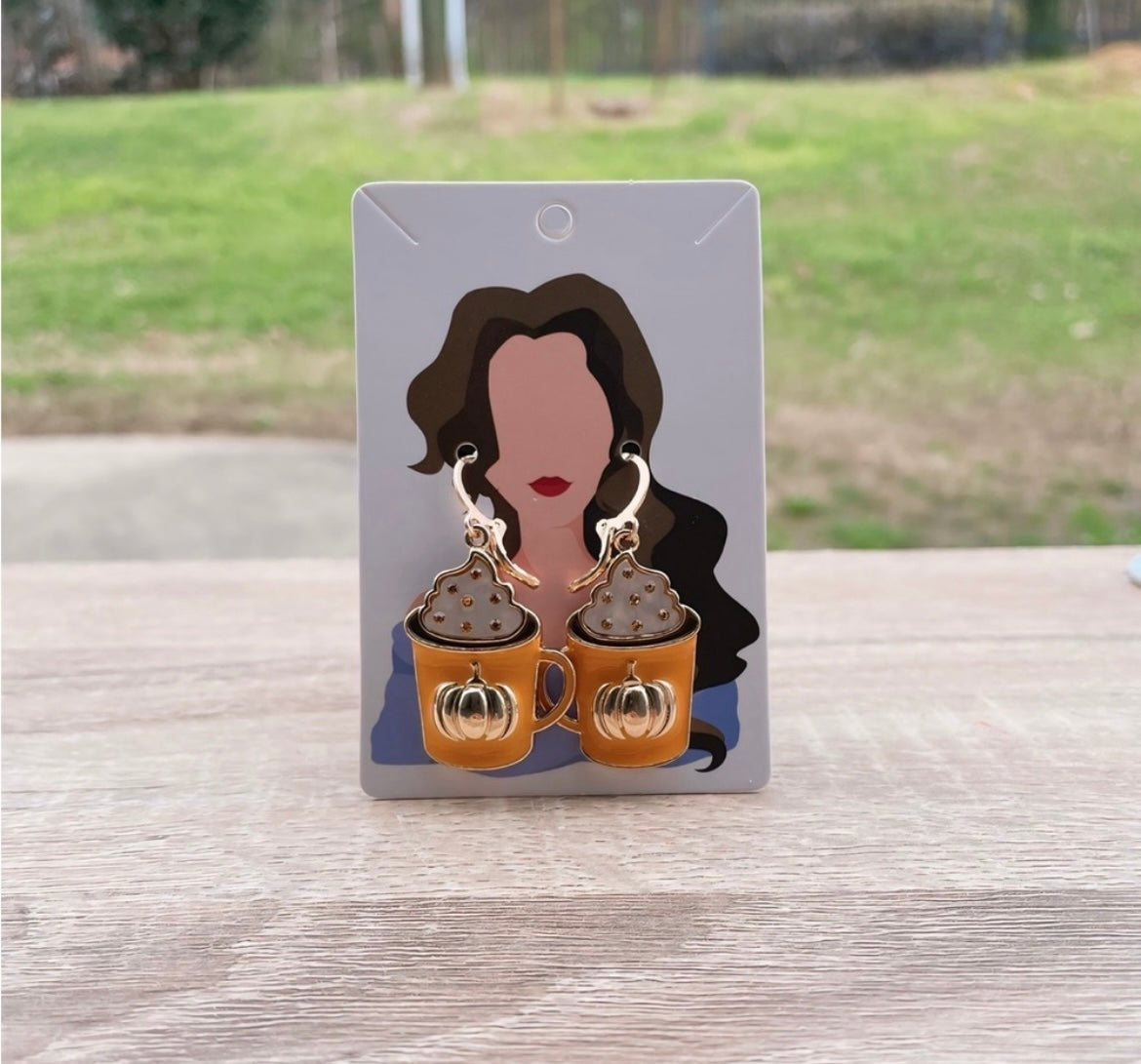 UNIQUE Brown Earrings