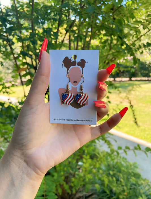 UNIQUE Fourth of July Earrings