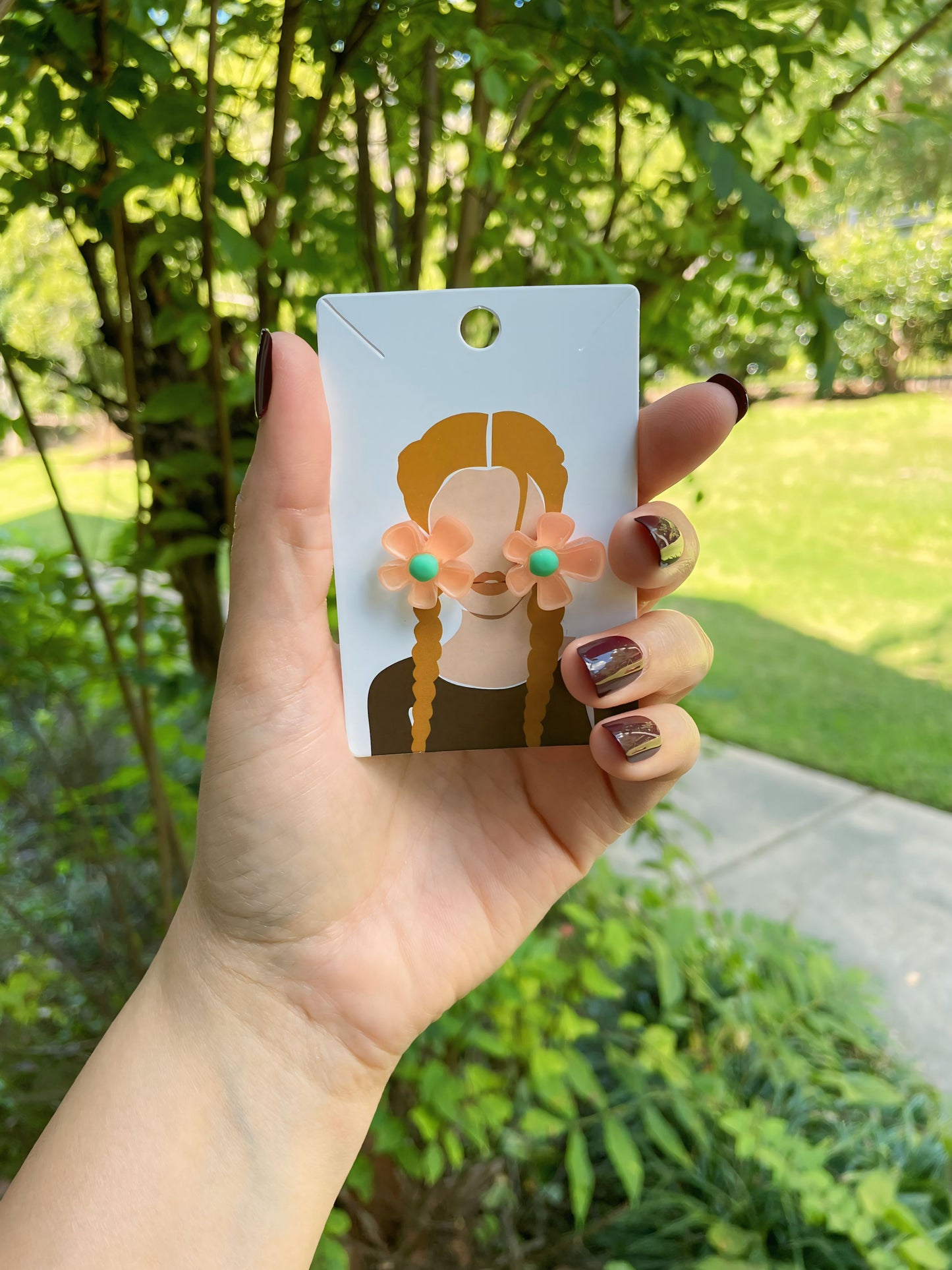 UNIQUE Orange Earrings