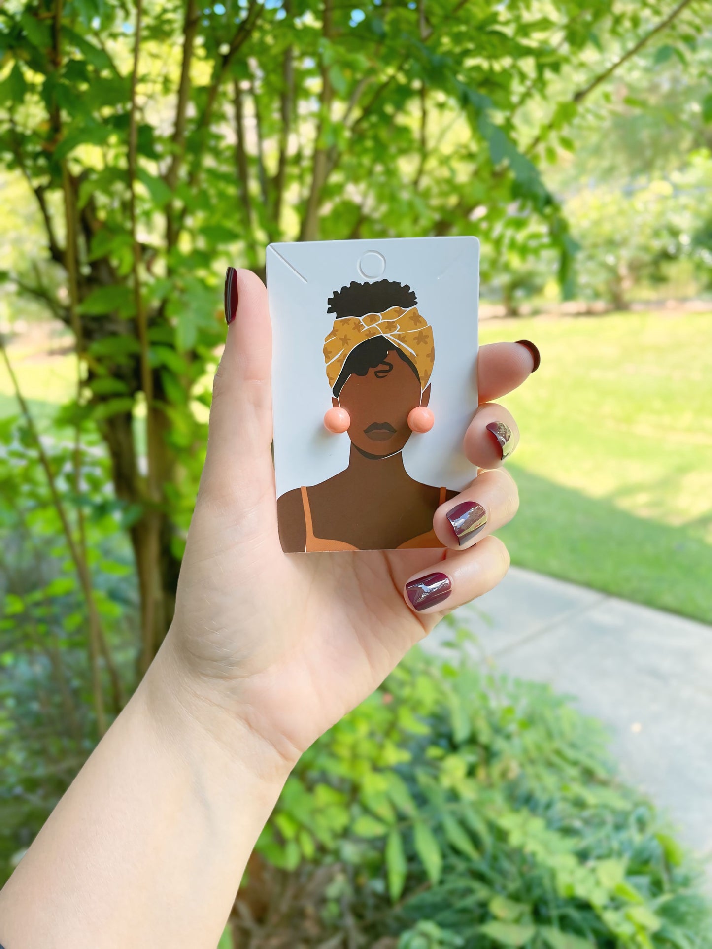 UNIQUE Orange Earrings