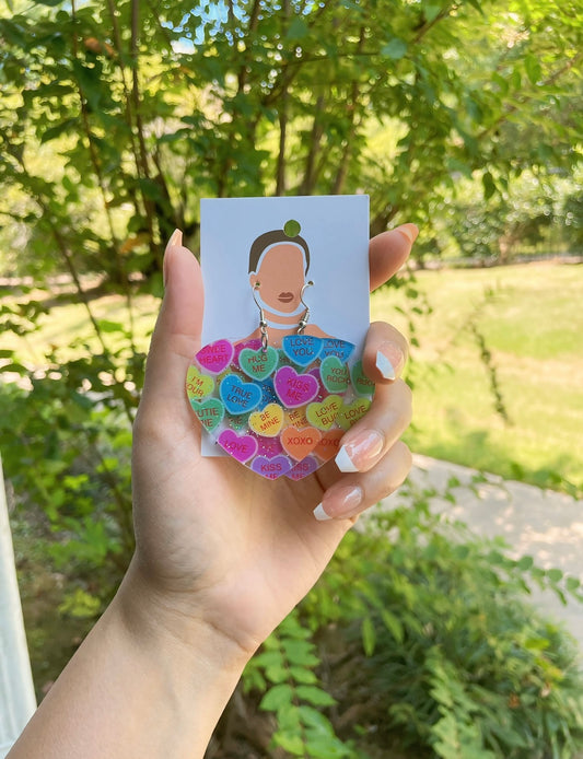 UNIQUE Valentines Earrings