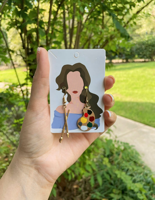 UNIQUE Brown Earrings