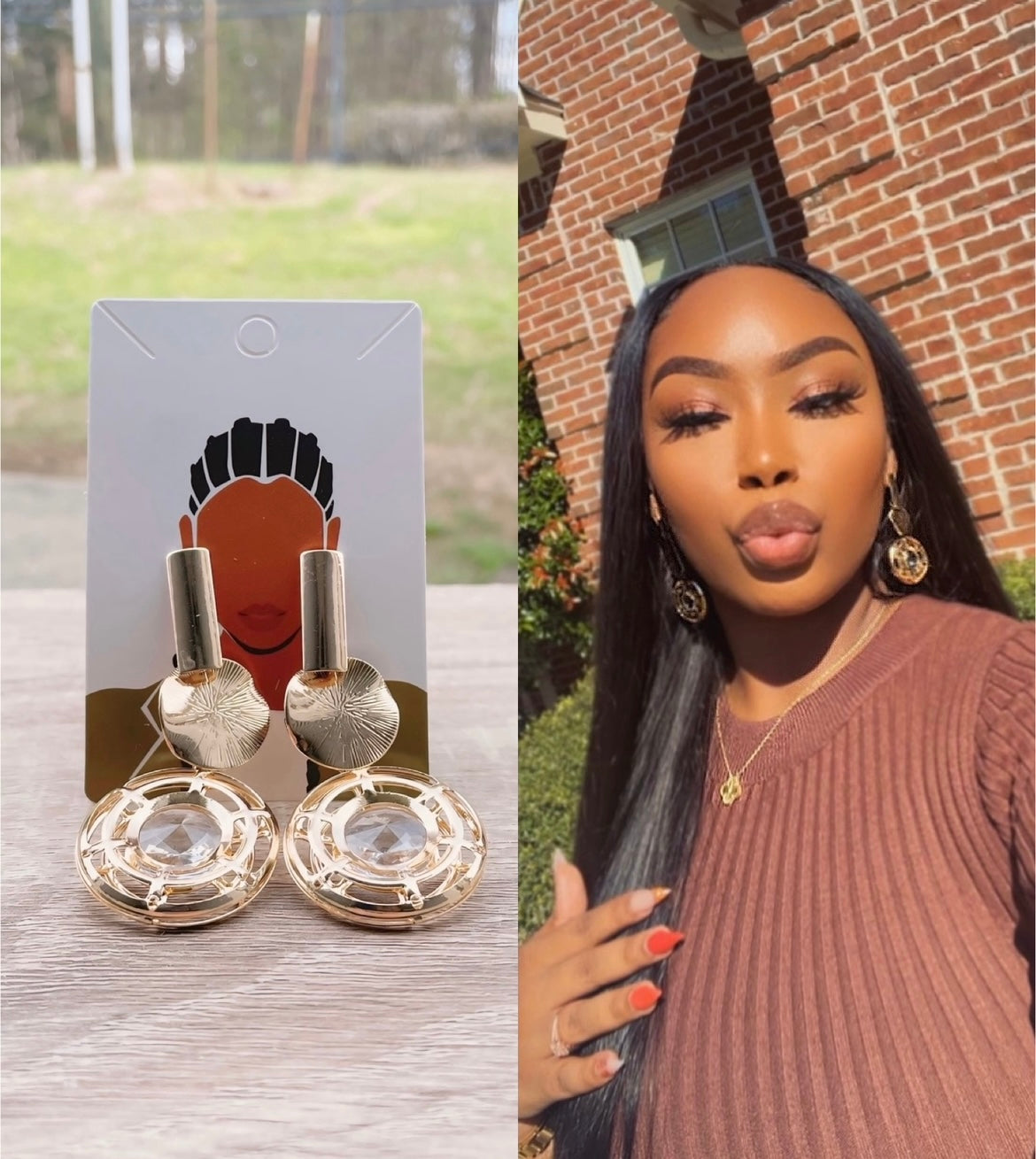 UNIQUE Gold Earrings