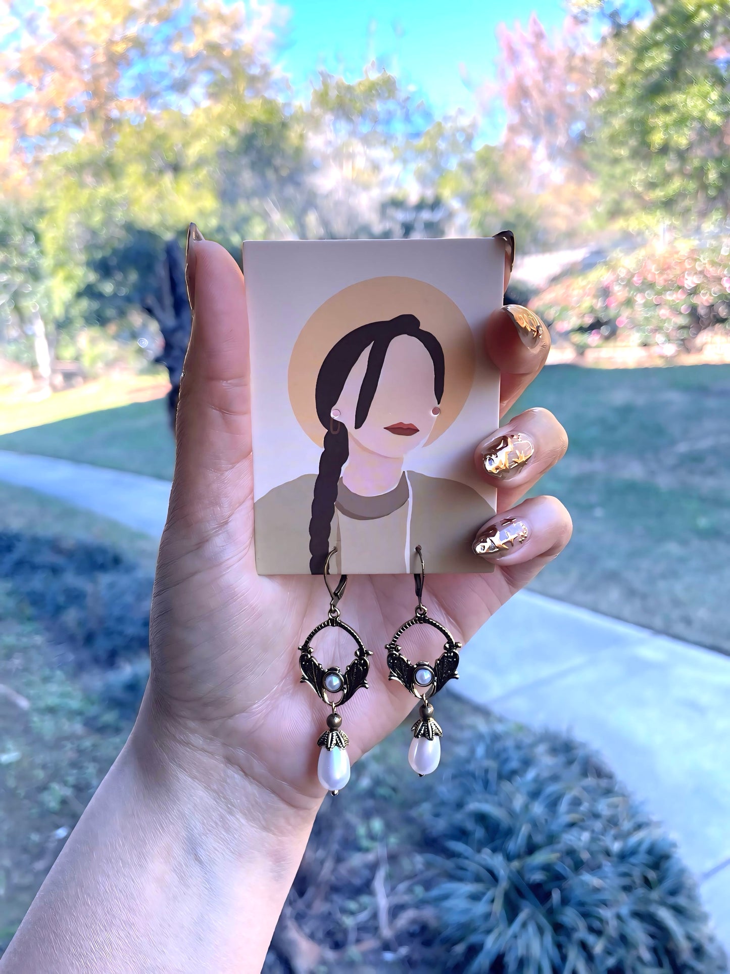 UNIQUE Vintage Tea Party Earrings