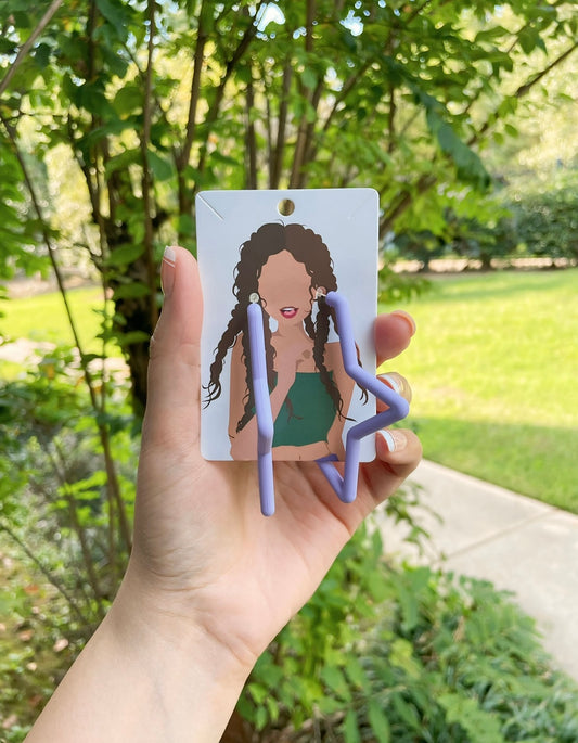 UNIQUE Purple Dolly Earrings