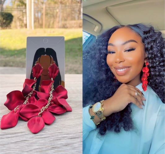 UNIQUE Red Earrings