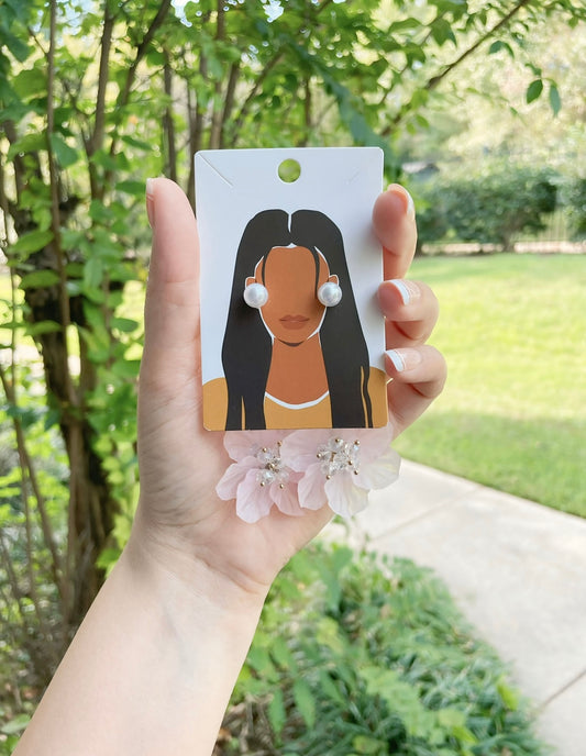 UNIQUE Pink Dolly Earrings