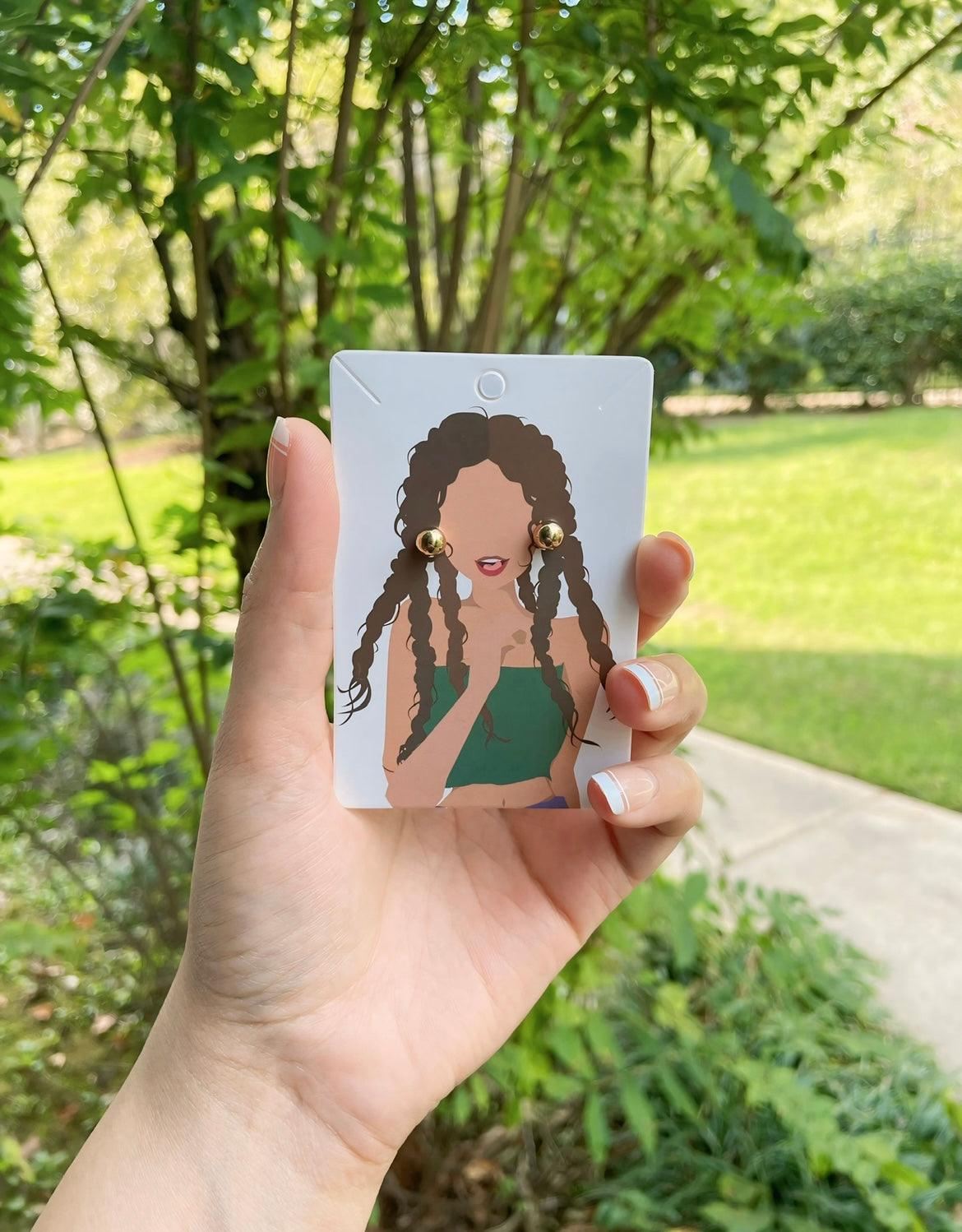 UNIQUE Brown Earrings