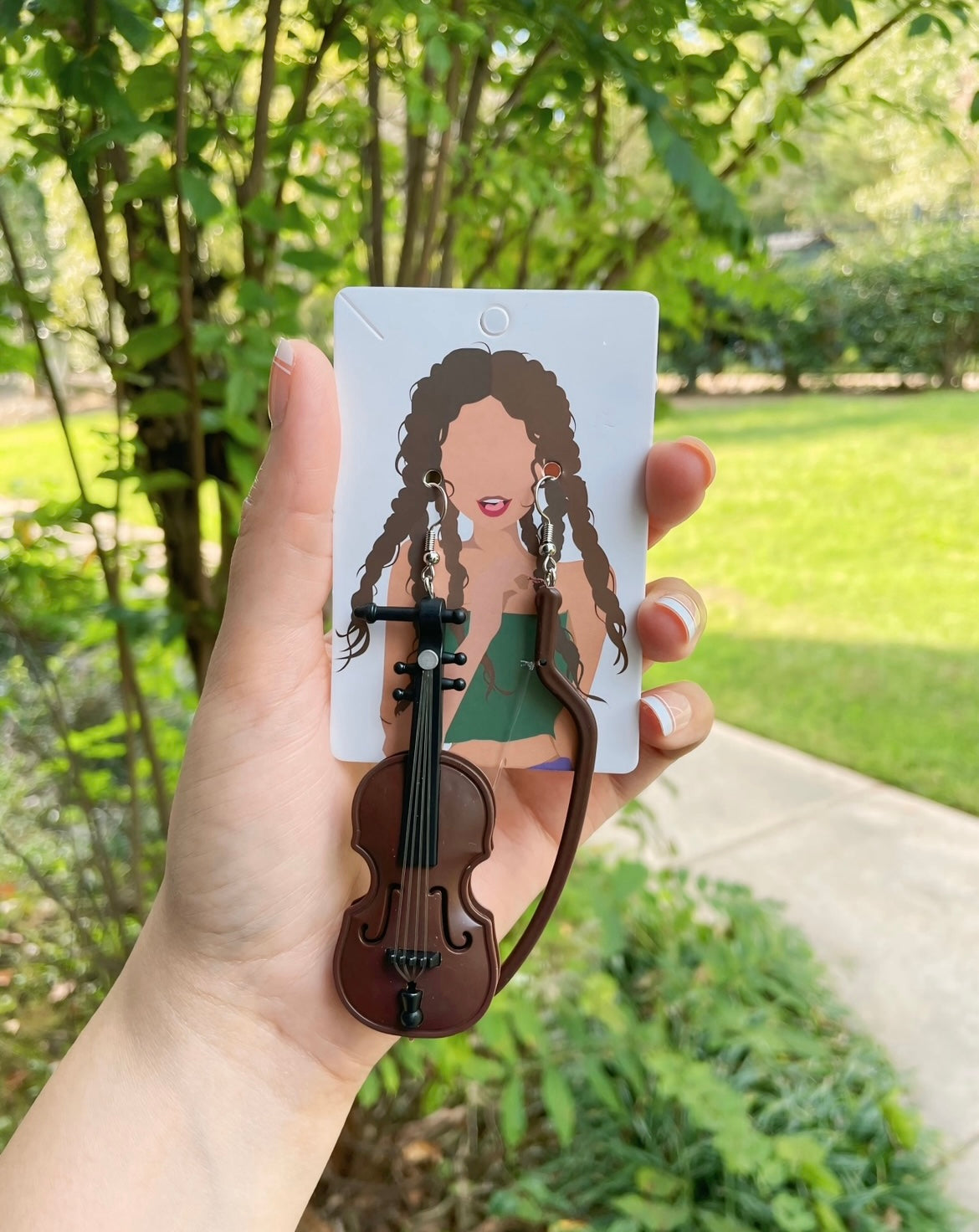 UNIQUE Brown Earrings