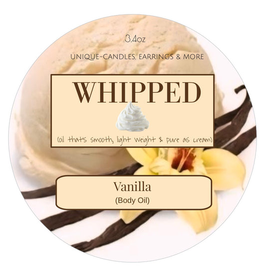 UNIQUE WHIPPED (Body Oil)(Vanilla)