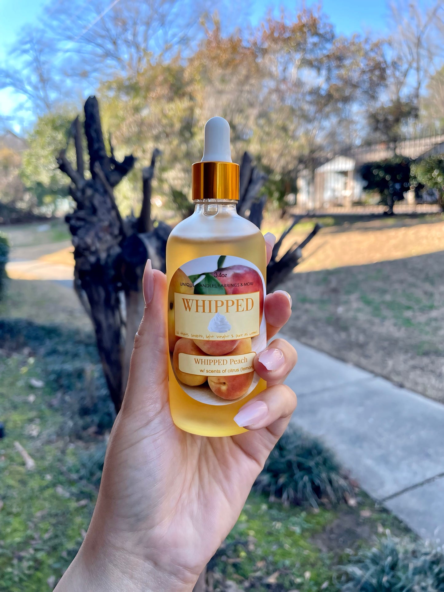 UNIQUE WHIPPED (Body Oil)(Peach)