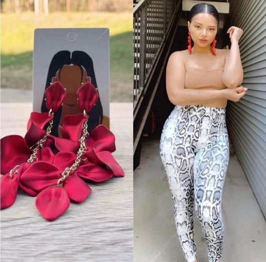 UNIQUE Red Earrings