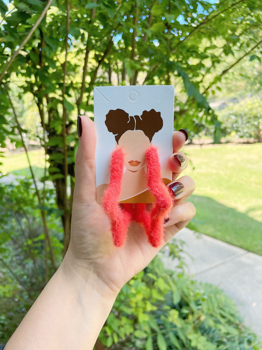 UNIQUE Red Earrings