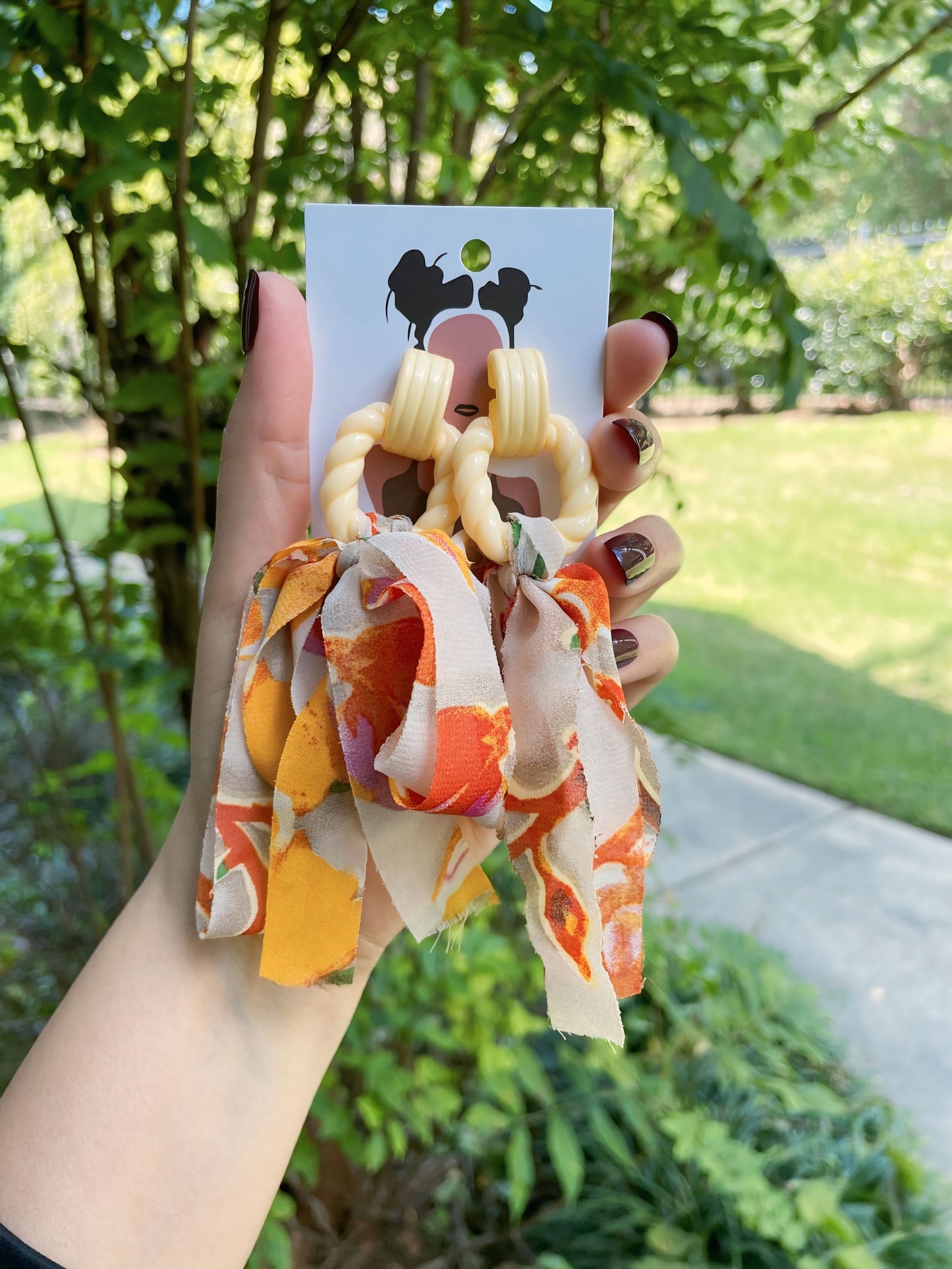 UNIQUE Orange Earrings