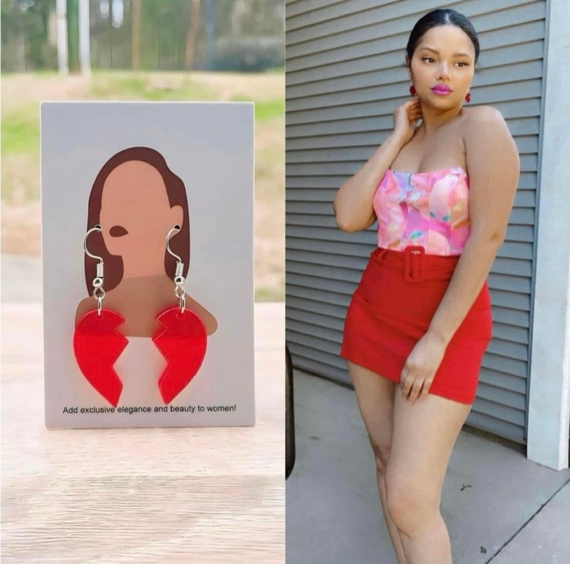 UNIQUE Valentines Earrings