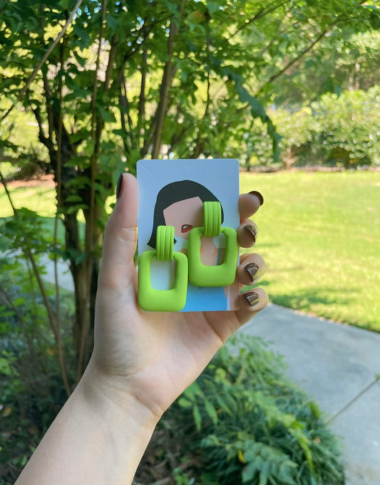 UNIQUE St. Patrick's Go Green Earrings
