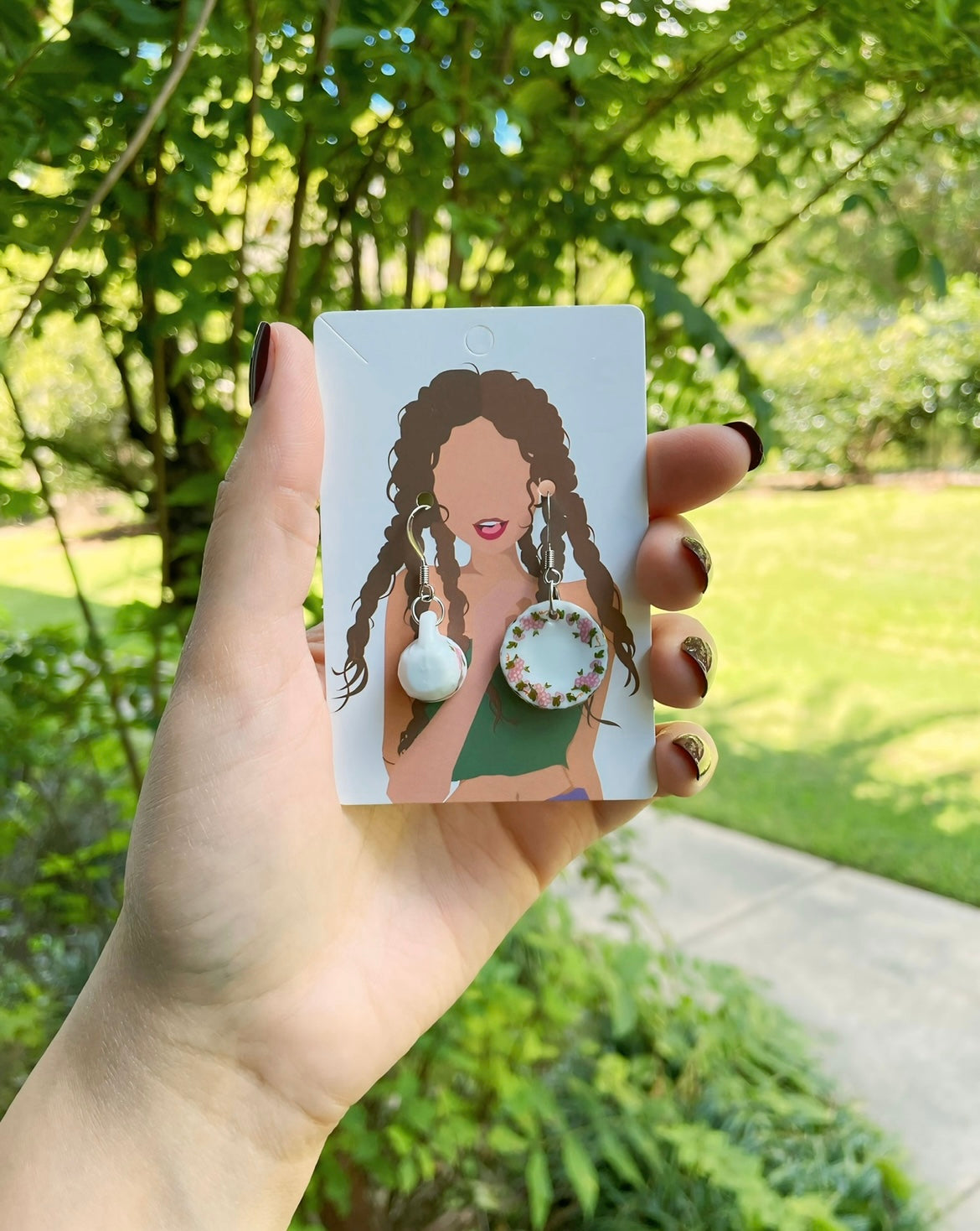 UNIQUE Brown Earrings